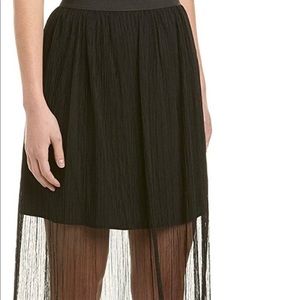 BCBG generation sheer midi skirt